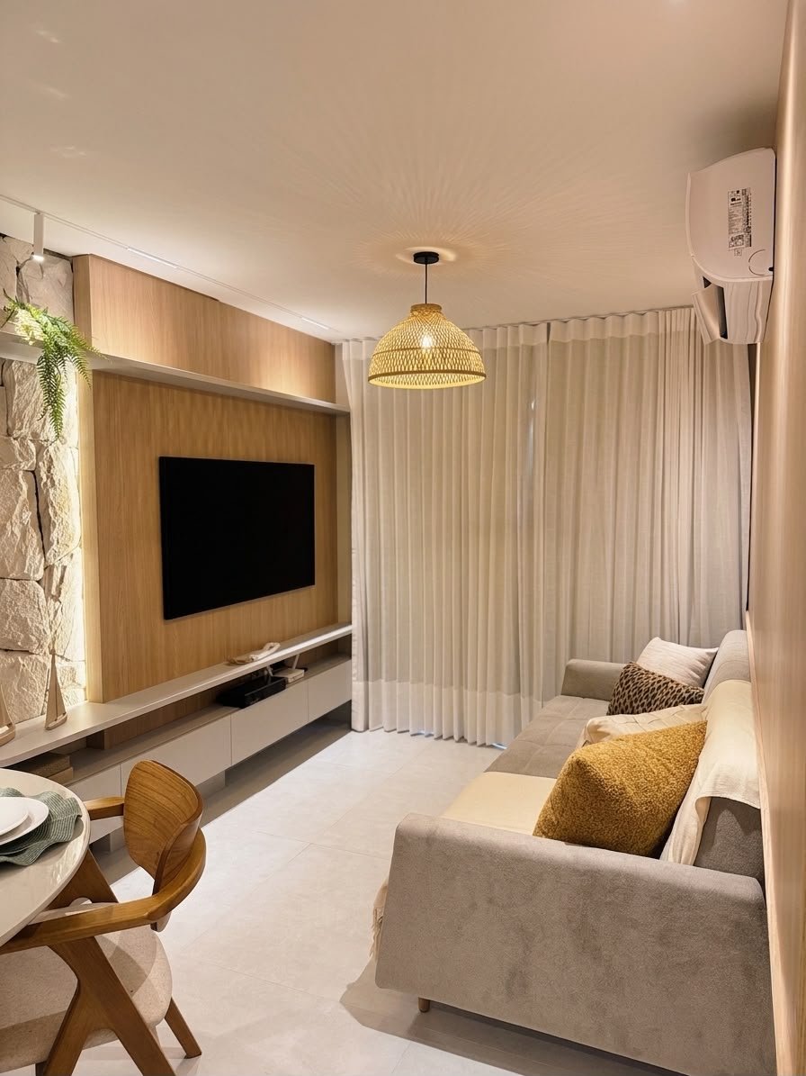 Design estratégico e praticidade: o segredo para transformar seu Flat em um imã de hóspedes em João Pessoa.
